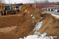 Кировский мост. Курган, паводок, подсыпка