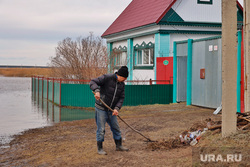 Последствия разлива реки Уй в Целинном районе в селе Усть-Уйское. Курган, половодье, паводок, наводнение, потоп, река кама, стихийное бедствие, разлив, усть-уйское