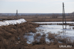 Паводок в селе. Казанское, половодье, чрезвычайная ситуация, паводок, наводнение, потоп, стихийное бедствие, разлив