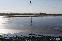 Паводок в селе. Казанское, половодье, чрезвычайная ситуация, паводок, наводнение, потоп, стихийное бедствие, разлив