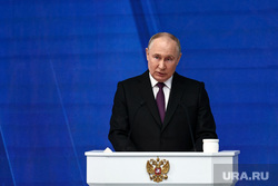 Владимир Путин на послании Федеральному Собранию РФ. Москва, путин владимир