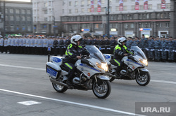 Генеральная репетиция парада 9 мая Челябинск, бмв, мотоцикл, полиция, дпс