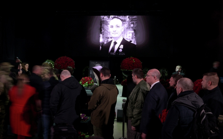 Похороны Семена Еремина в Москве 23 апреля 