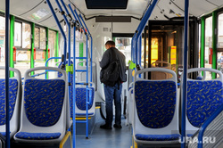 Алексею Текслеру представили новые автобусы. Челябинск, общественный транспорт, салон автобуса, сиденья, городской транспорт, новые автобусы