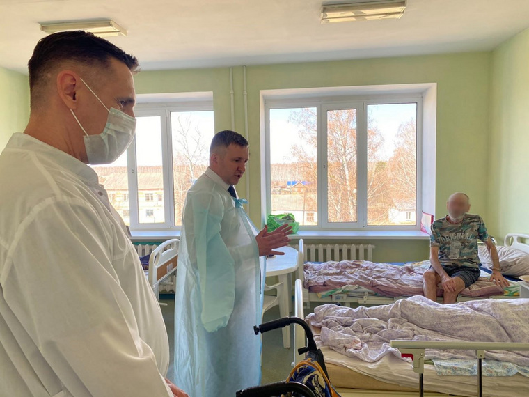 В сорокинскую больницу были эвакуированы маломобильные и паллиативные пациенты из Ишимского района
