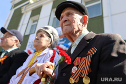 Поезд победы. Курган , ветеран вов