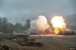 Укрепления украинских боевиков нашли при помощи беспилотников