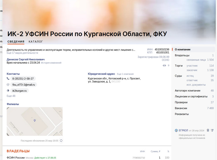 В курганской колонии №2 сменился начальник