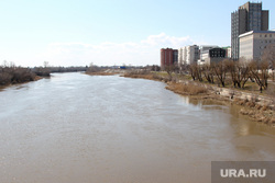 Паводок в городе. Курган, тобол, паводок, река кама