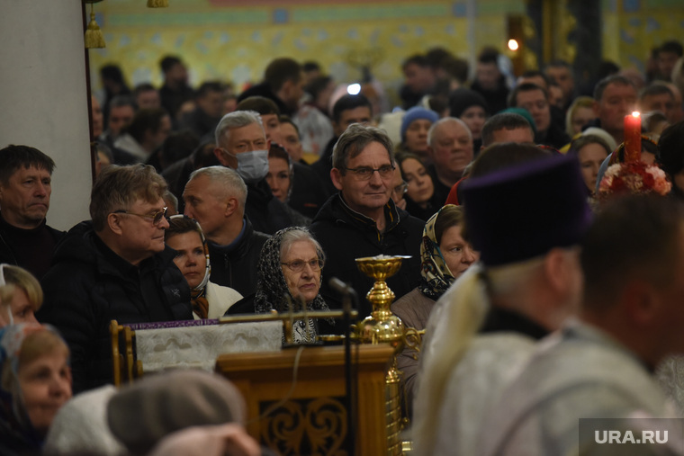 Ночное пасхальное богослужение. Екатеринбург 