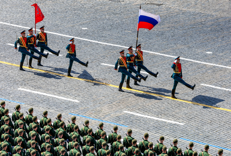 Фото с генеральной репетиции Парада Победы в Москве: 5 мая 2024 года