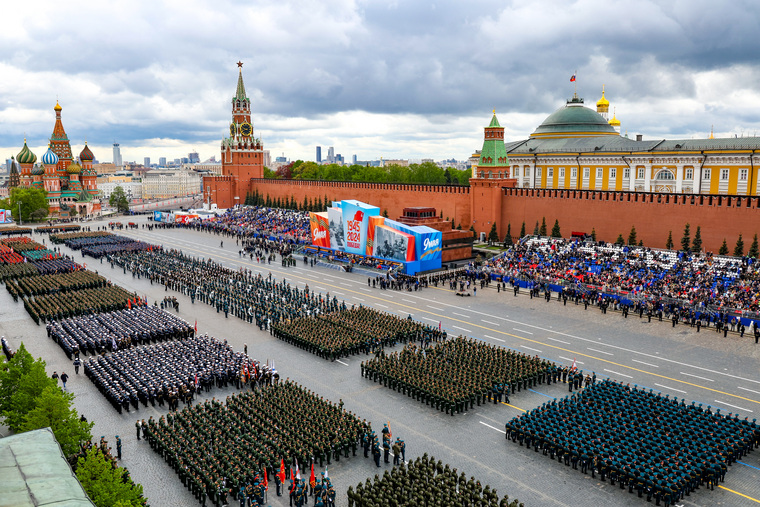 Фото с генеральной репетиции Парада Победы в Москве: 5 мая 2024 года