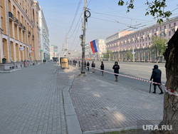 9 мая. Челябинск, улица, полиция, оцепление, движение закрыто