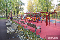 Открытие Парка Энгельса после благоустройства. Екатеринбург, парк энгельса, детская площадка, благоустройство парка, скамейка в парке