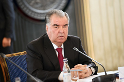 Президент Республики Таджикистан Эмомали Рахмон. Stock