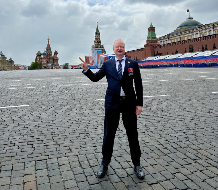 Виктор Шептий посетил парад Победы в Москве