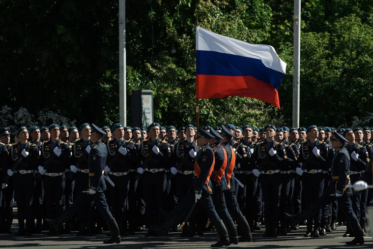 Парад Победы проходил по всей России