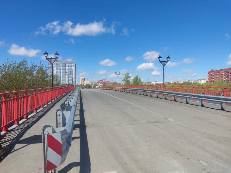 Движение по Кировскому мосту в Кургане открыли с 10 мая