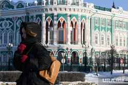 Виды Екатеринбурга, зима, ветер, холод