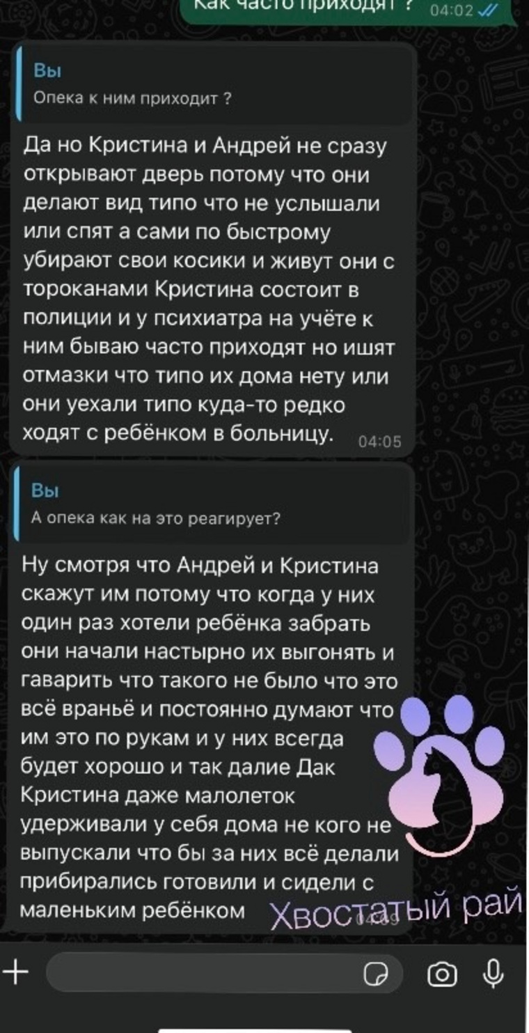 По их мнению, в семье не все в порядке