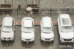 Снегопад. Челябинск, снег, буран, погода, заморозки, зонт, непогода, автотранспорт, снегопад, дорога, весна, ненастье, штормовое