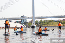 Сплав на сапбордах. Тюмень, вода, лето, отдых на воде, река кама, активный отдых, туризм, сапбординг, сапборд