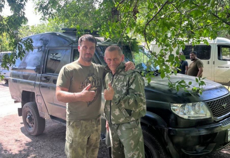Сенатор Эдуард Исаков и Дмитрий Аксенов