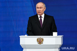 Владимир Путин на послании Федеральному Собранию РФ. Москва, путин владимир