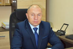 Заместитель главы администрации Корочанского района — секретарь совета безопасности района Игорь Нечипоренко. Stock