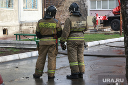 Пожар на Воровского. Тюмень , мчс, тушение пожара, пожарные, пожарники