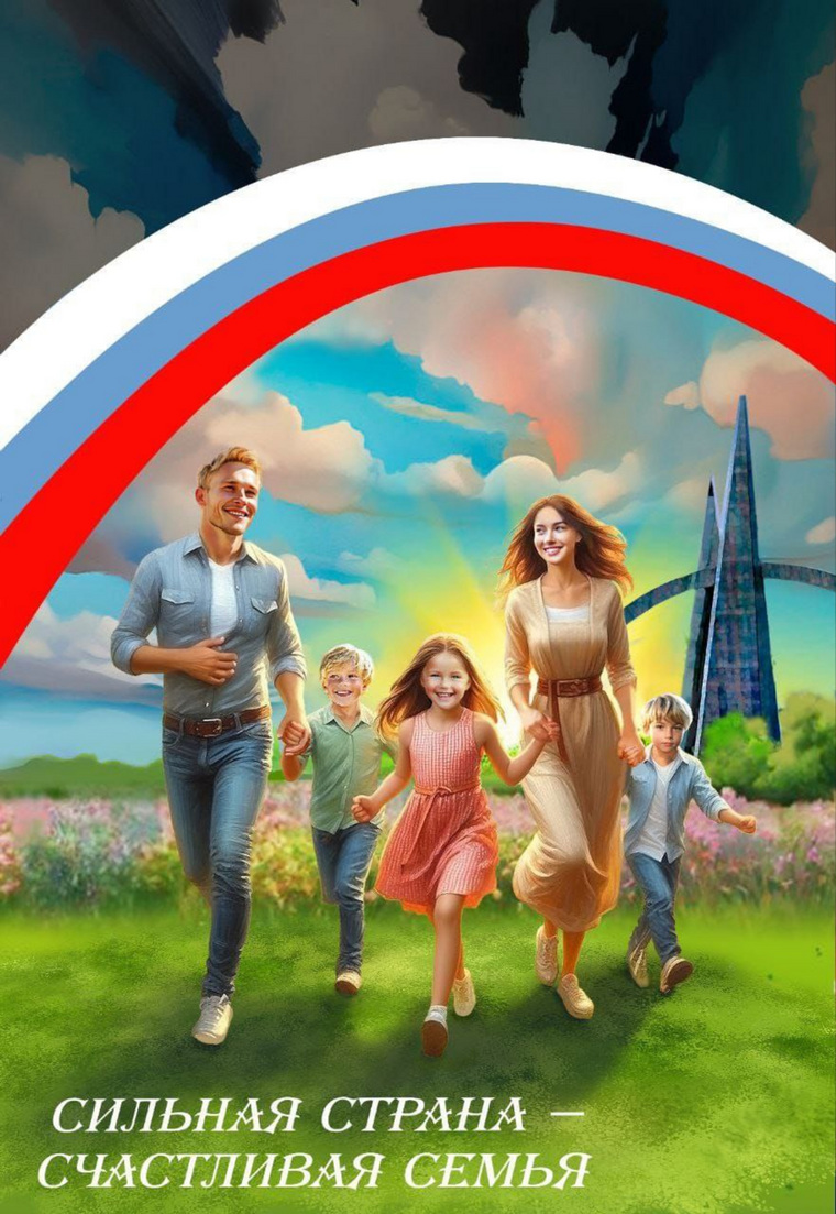 Мурал, посвященный семье