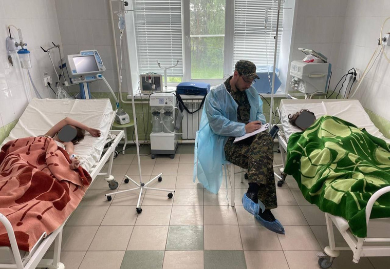 Детей допрашивают в больнице