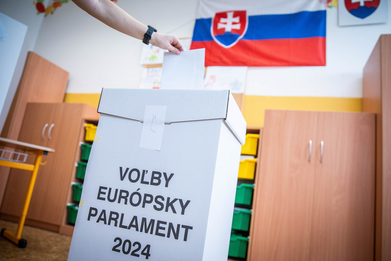 На выборах в Европарламент в Словакии первое место заняла словацкая оппозиционная партия "Прогрессивная Словакия"