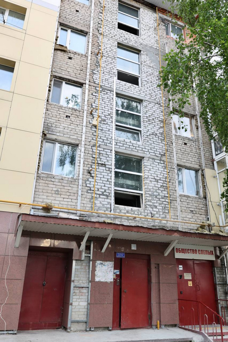 Восстановлен конструктив здания