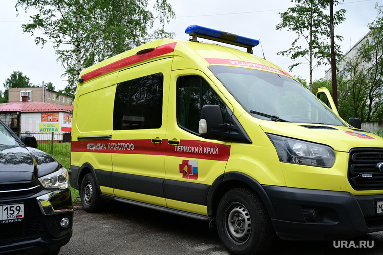 На этом реанимобиле в Пермь увезли одного из пострадавших