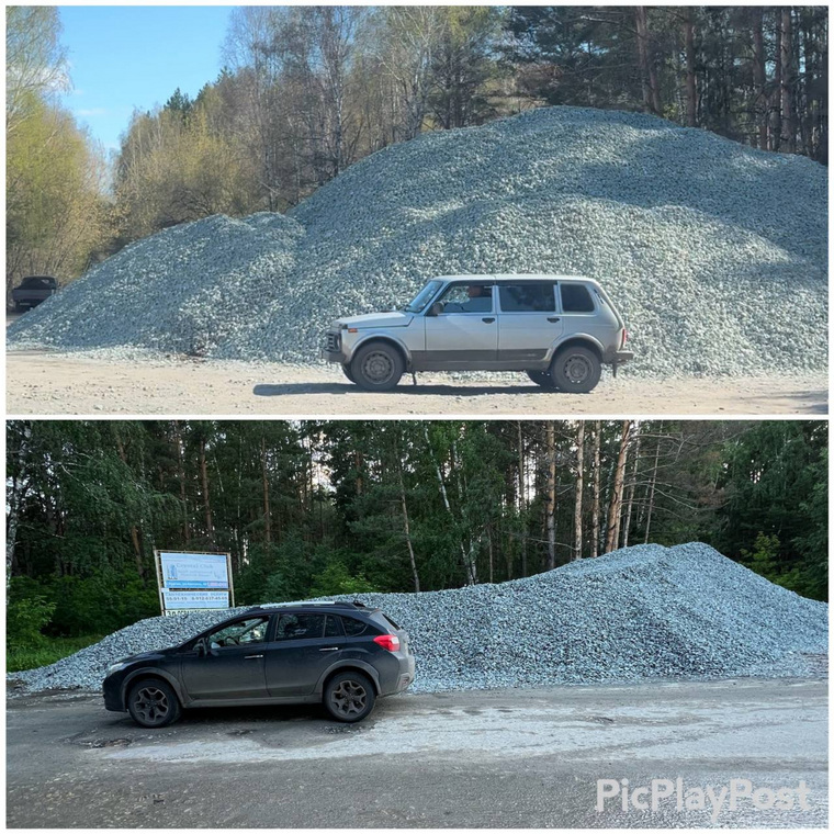 В курганской деревне щебень испарился за пару недель, но ремонт не прогрессирует