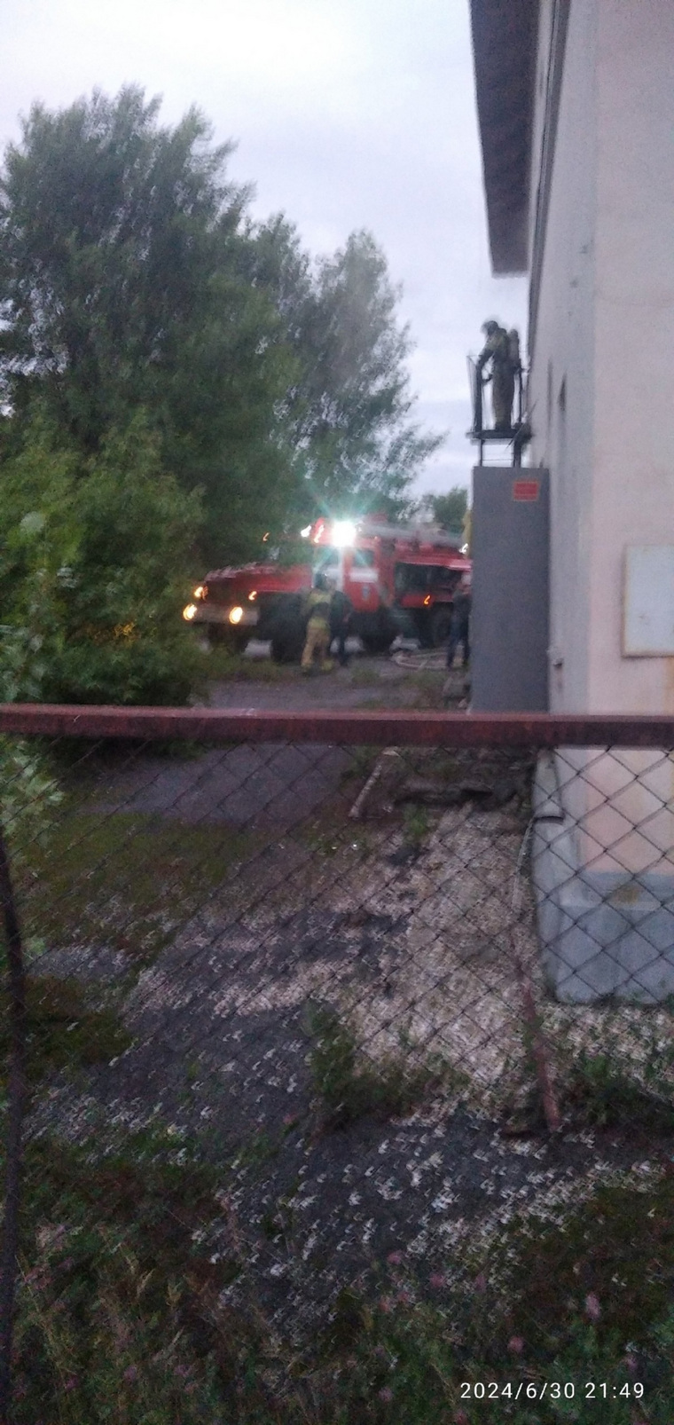Пожар произошел вечером 30 июня