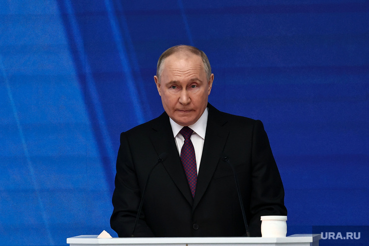 Владимир Путин на послании Федеральному Собранию РФ. Москва, путин владимир