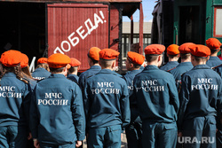 Ретропоезд «Эшелон Победы». Екатеринбург, мчс, сотрудники мчс, поезд победы, эшелон победы, ретропоезд, мчс россии