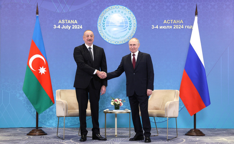 Владимир Путин прибыл в Астану
