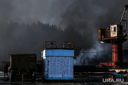 Пожар в промзоне Березовского. Свердловская область, последствия пожара