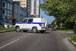 В Белгороде перекрыли дорогу из-за обломков беспилотника