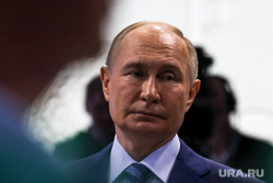 Владимир Путин на выставке "Россия" на ВДНХ. Москва, путин владимир