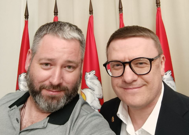 Алексей Текслер (справа) и Дмитрий Шевченко (слева) обсудили планы по восстановлению территорий на текущий и следующий годы