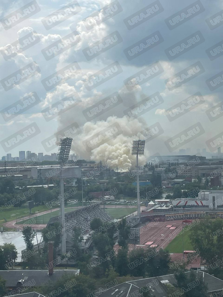 Дым разошелся по всему району