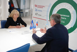 Встреча прошла в Штабе общественной поддержки «Единой России»