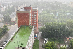 Ливень. Челябинск, погода, гроза, лето, непогода, дождь, ливень