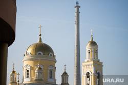 Осенний Екатеринбург, заброшенная, свято троицкий кафедральный собор, недостроенная телевышка