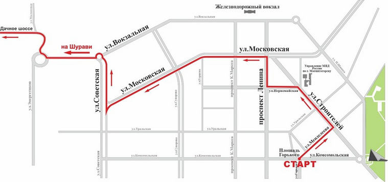 Движение будет перекрыто по всему маршруту велозаезда