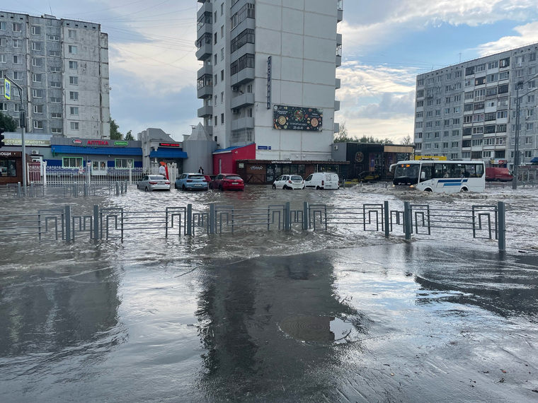 Микрорайоны Тобольска уходят под воду